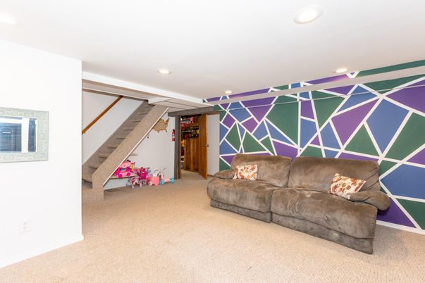 Interior, Living room, Recessed Lighting