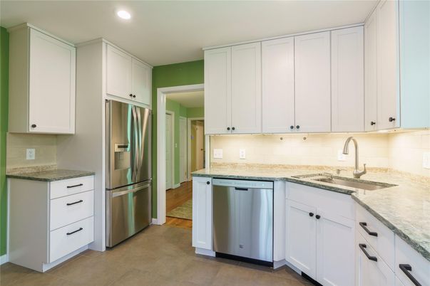 Interior, Kitchen, Recessed Lighting, Stainless Steel Appliances