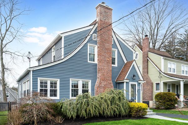 Exterior, Facade, Brick Facade, Tudor Revival