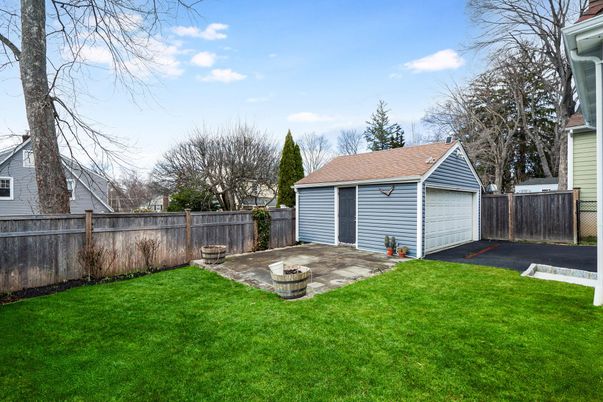 Backyard, Detached Garage, Exterior