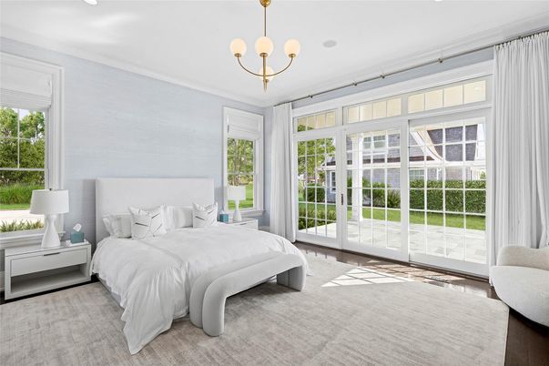Bedroom, Chandelier, Interior