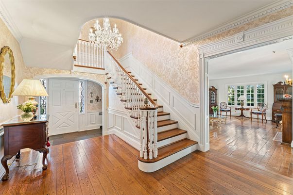 Chandelier, Interior, Piano, Wood Texture Flooring