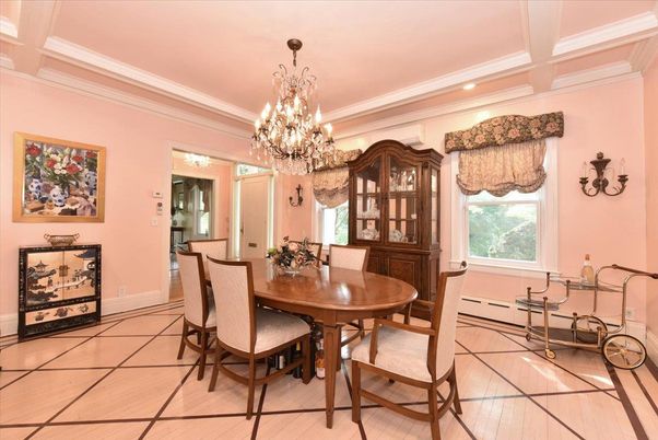 Chandelier, Dining room, Interior, Recessed Lighting