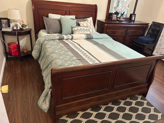 Bedroom, Interior, Wood Texture Flooring