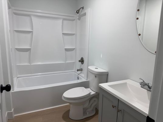 Bathroom, Interior, Wood Texture Flooring