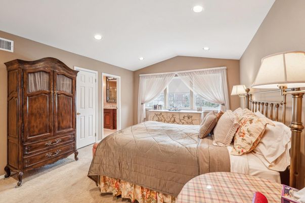 Bedroom, Interior, Recessed Lighting