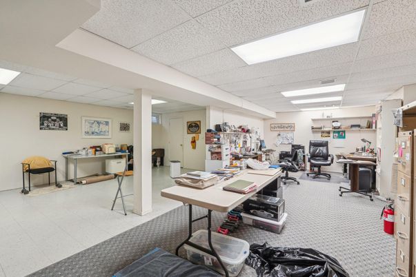 Home Office, Interior, Recessed Lighting