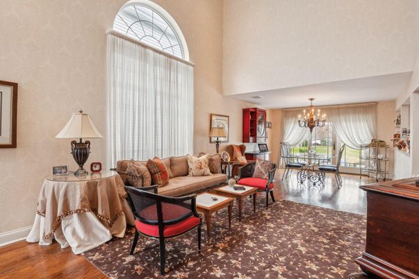 Chandelier, Dining room, Interior, Living room, Wood Texture Flooring