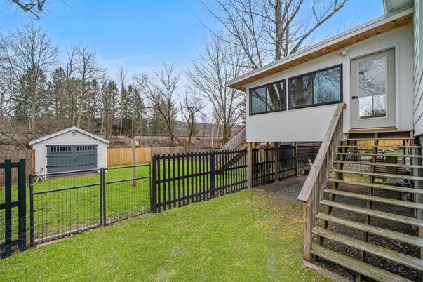 Backyard, Detached Garage, Exterior
