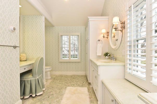 Bathroom, Interior, Recessed Lighting