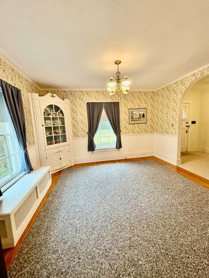 Chandelier, Empty room, Interior