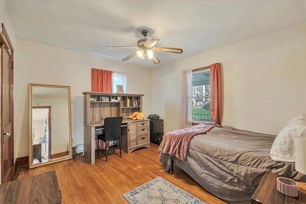 Bedroom, Home Office, Interior, Wood Texture Flooring