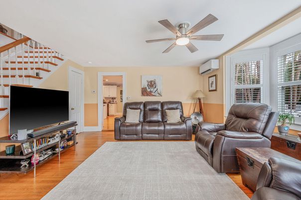 Interior, Kitchen, Living room, Wood Texture Flooring