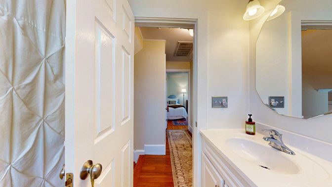 Bathroom, Interior, Wood Texture Flooring