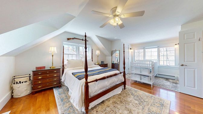 Bedroom, Interior, Wood Texture Flooring