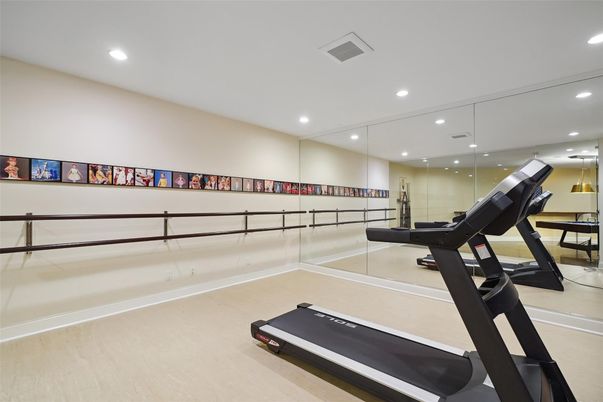 Fitness Equipment, Interior, Recessed Lighting