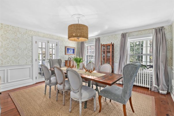 Dining room, Interior, Wood Texture Flooring
