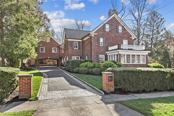 Exterior, Facade, Brick Facade, Tudor Revival