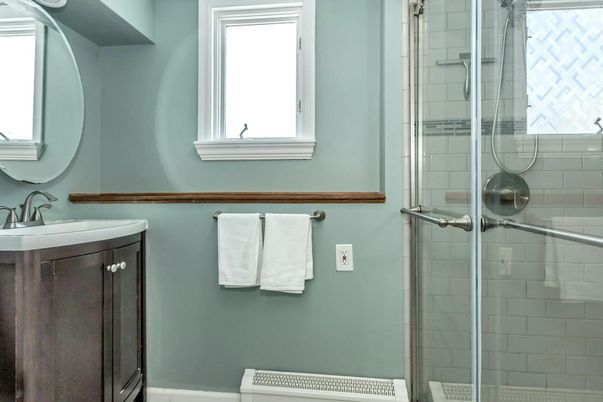 Bathroom, Glass Shower, Interior