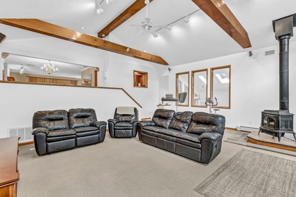 Fireplace, Interior, Living room, Wooden Beams