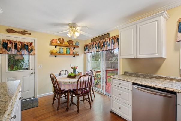 Dining room, Interior, Wood Texture Flooring