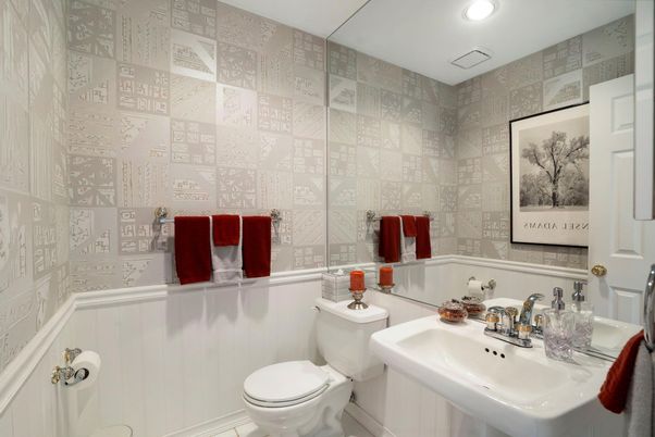 Bathroom, Interior, Recessed Lighting