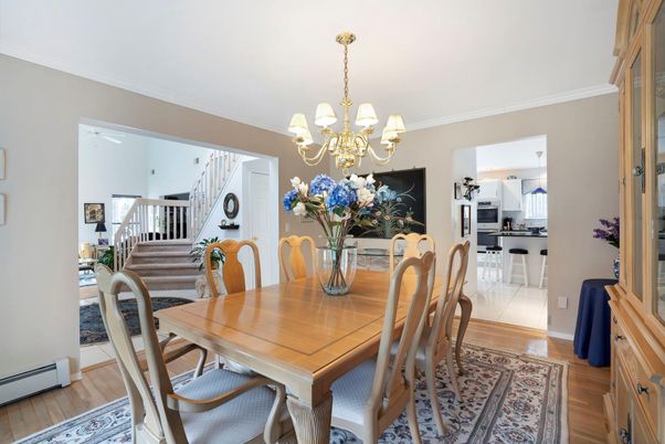 Chandelier, Dining room, Interior, Kitchen, Wood Texture Flooring