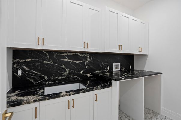Interior, Kitchen, Marble Walls
