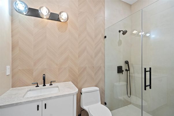 Bathroom, Glass Shower, Interior