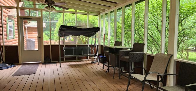 Interior, Sun Room, Wood Texture Flooring
