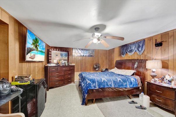 Bedroom, Interior, Wooden Walls