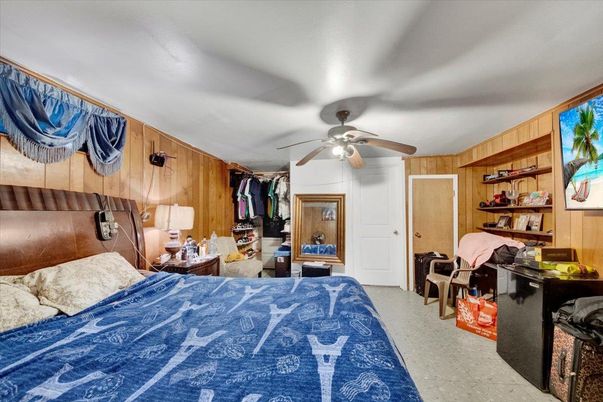 Bedroom, Interior, Wooden Walls