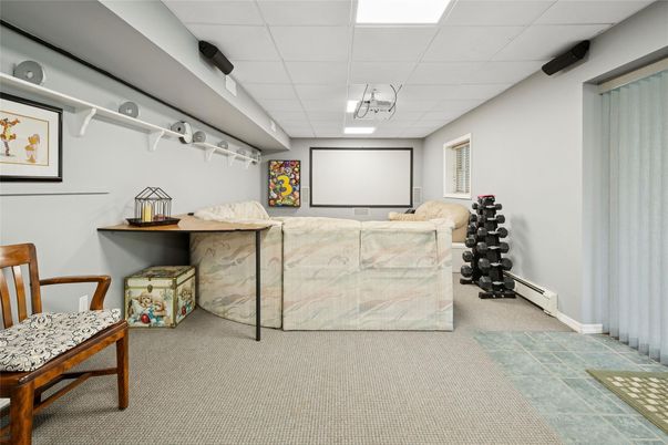 Interior, Projection Screen, Theatre Room