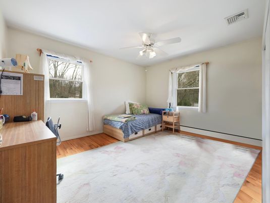 Bedroom, Home Office, Interior, Wood Texture Flooring
