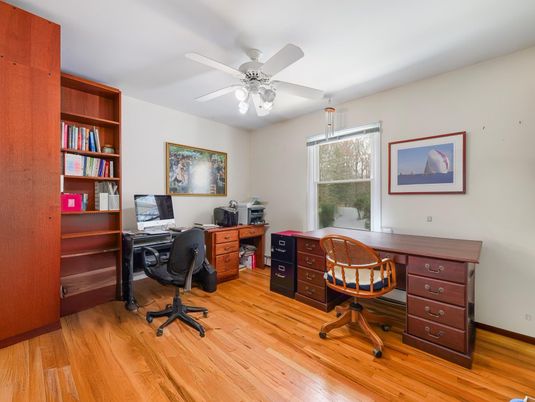 Home Office, Interior, Wood Texture Flooring