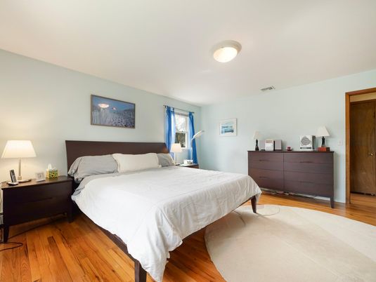 Bedroom, Interior, Wood Texture Flooring