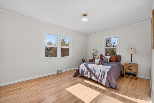 Bedroom, Interior, Wood Texture Flooring