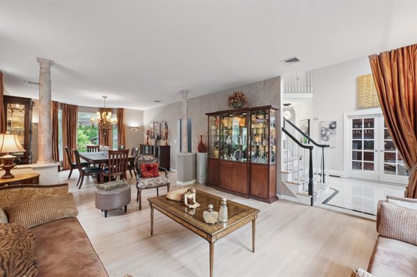 Chandelier, Dining room, Interior, Living room, Wood Texture Flooring