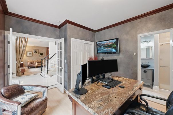 Home Office, Interior, Wood Texture Flooring