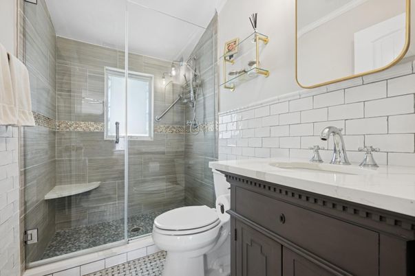 Bathroom, Glass Shower, Interior
