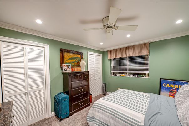Bedroom, Interior, Recessed Lighting