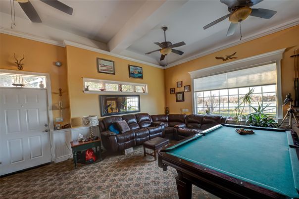 Billiard Table, Game Room, Interior, Living room