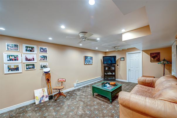 Interior, Living room, Recessed Lighting