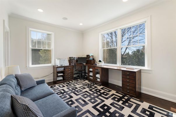 Home Office, Interior, Recessed Lighting