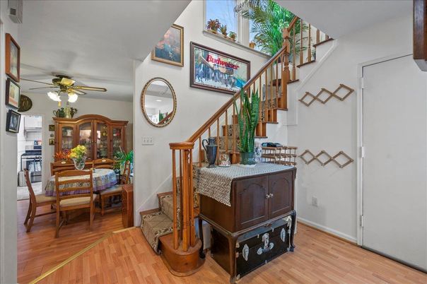 Dining room, Interior, Wood Texture Flooring
