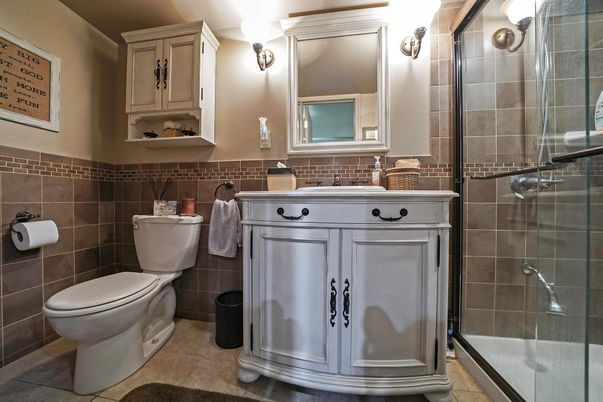 Bathroom, Glass Shower, Interior