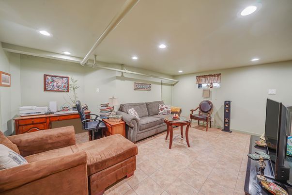 Home Office, Interior, Living room, Recessed Lighting