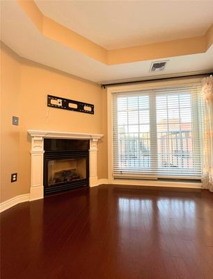 Empty room, Fireplace, Interior, Wood Texture Flooring
