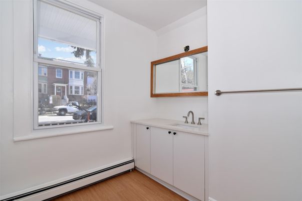 Bathroom, Interior, Wood Texture Flooring