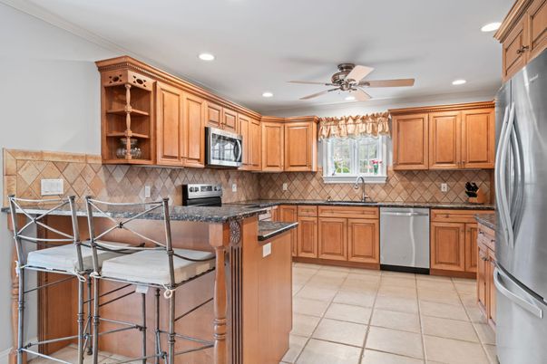 Interior, Kitchen, Recessed Lighting, Stainless Steel Appliances